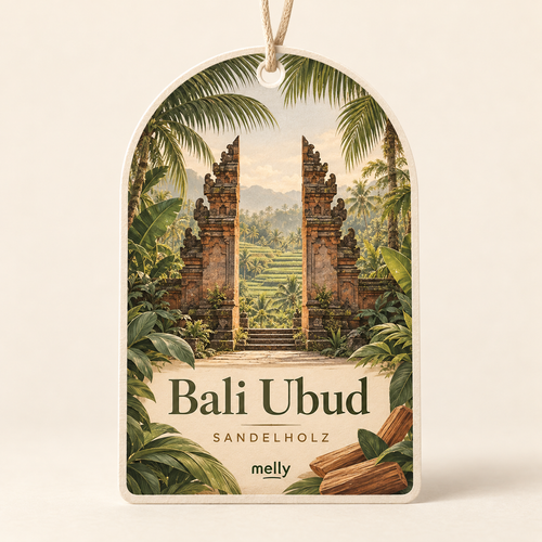 Bali Ubud – Sandelholz Autoduft von melly – Designentwurf