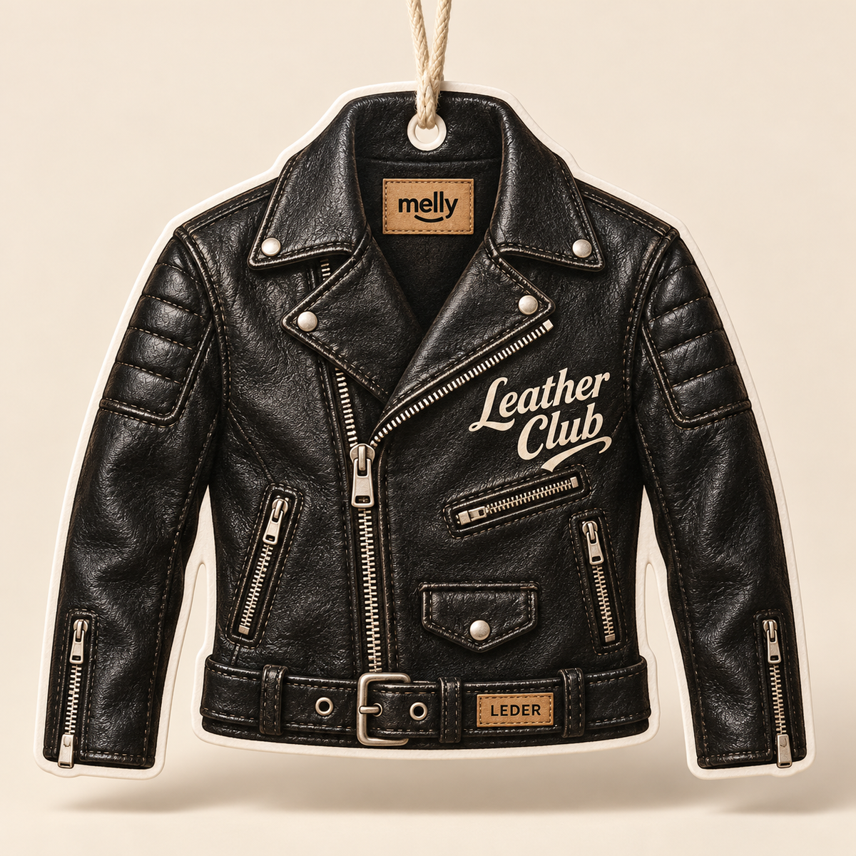 Leather Club – Leder Autoduft von melly – Designentwurf