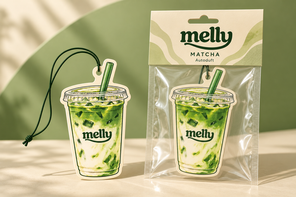 melly Matcha Latte – Produkt- und Verpackungsentwurf